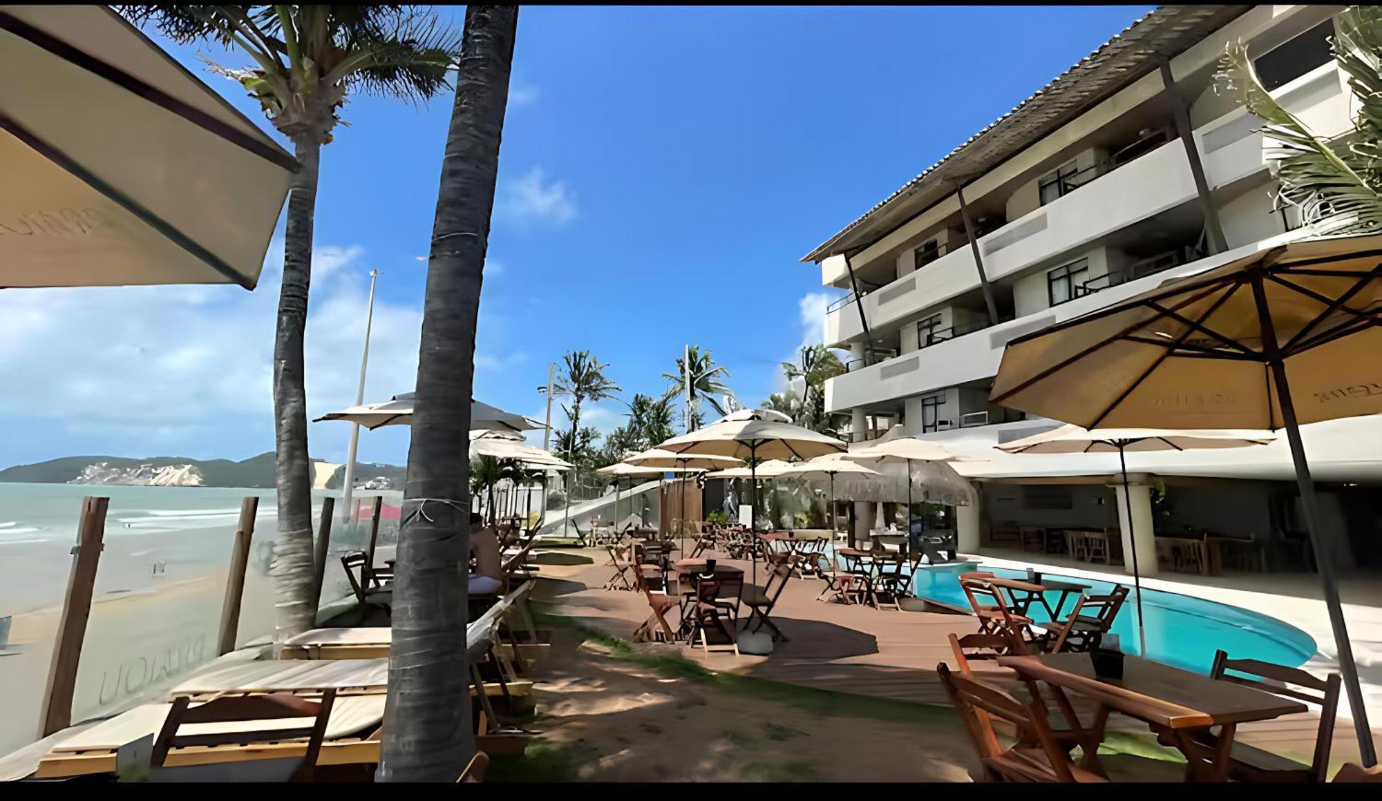 Apartamento Flat Pe Na Areia-frente Ao Mar